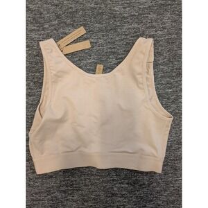 NEW Shapellx Post-Surgical Sports Bra Women's Medium Beige